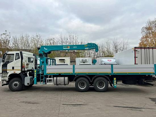 Faw J6 (СА3250) бортовой автомобиль с КМУ