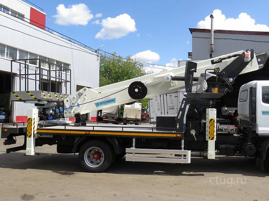 DongFeng C120 автовышка DS-350
